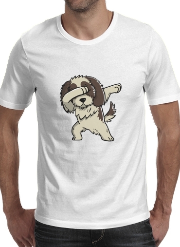  Dog Shih Tzu Dabbing para Camisetas hombre