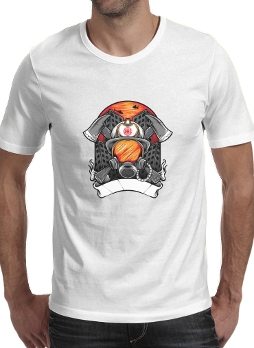  Fire Fighter Custom Text para Camisetas hombre