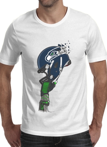  Football Helmets Seattle  para Camisetas hombre