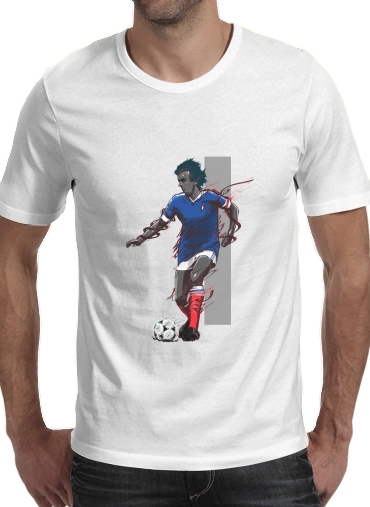  Football Legends: Michel Platini - France para Camisetas hombre