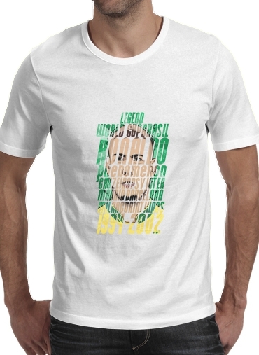  Football Legends: Ronaldo R9 Brasil  para Camisetas hombre