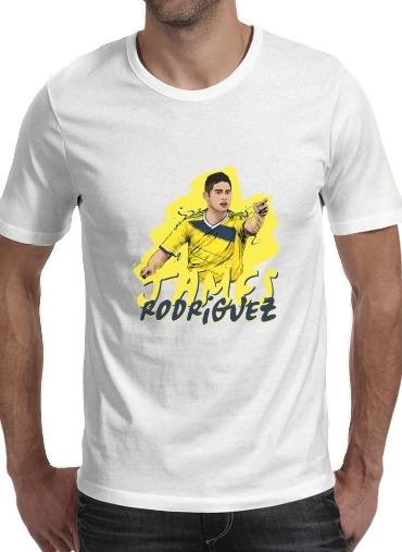  Football Stars: James Rodriguez - Colombia para Camisetas hombre