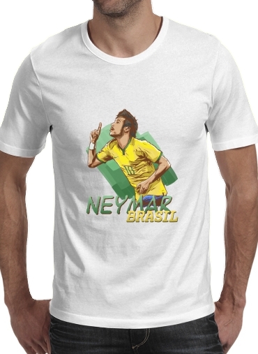  Football Stars: Neymar Jr - Brasil para Camisetas hombre