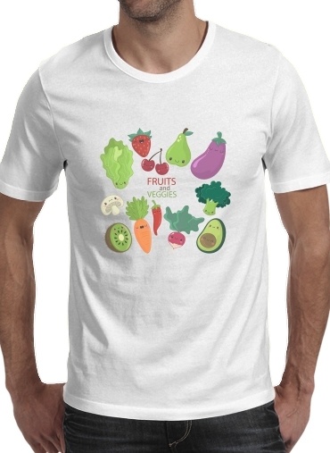 Fruits and veggies para Camisetas hombre