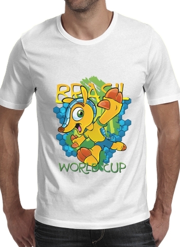  Fuleco Brasil 2014 World Cup 01 para Camisetas hombre