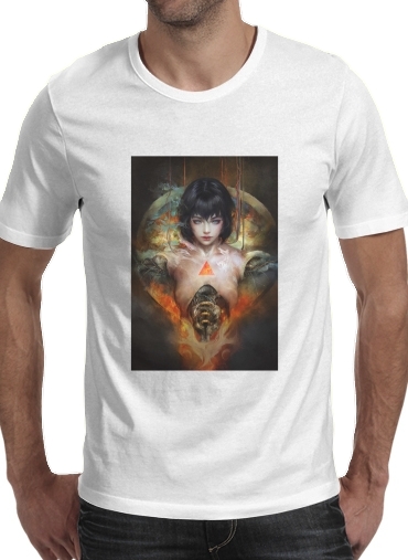 Ghost in the shell Fan Art para Camisetas hombre