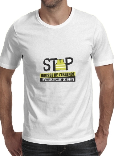  Gilet Jaune Stop aux taxes para Camisetas hombre