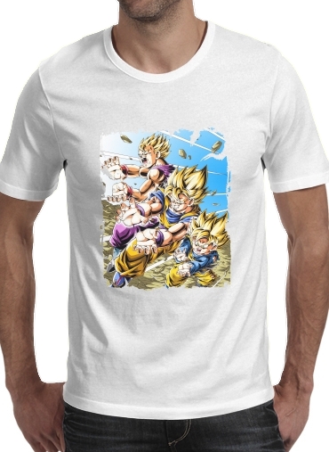  Goku Family para Camisetas hombre