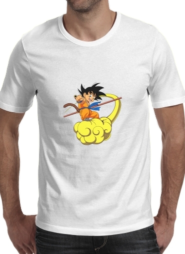  Goku Kid on Cloud GT para Camisetas hombre