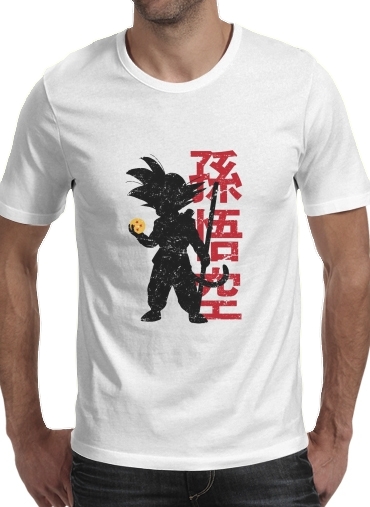 negro- Goku silouette para Camisetas hombre