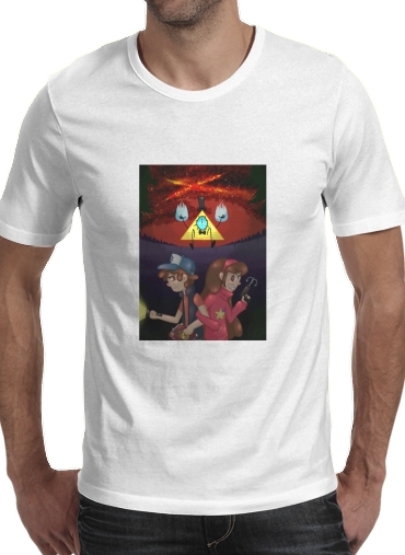  Gravity Falls Monster bill cipher Wheel para Camisetas hombre