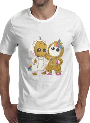  Groot x Unicorn para Camisetas hombre