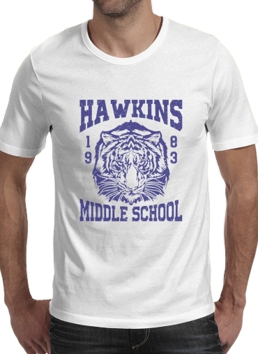  Hawkins Middle School University para Camisetas hombre