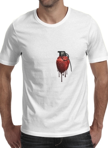  granada corazón para Camisetas hombre