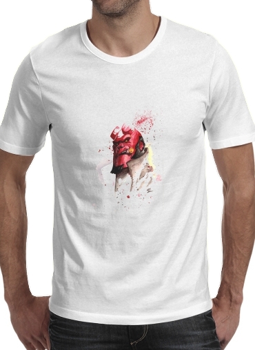  Hellboy Watercolor Art para Camisetas hombre
