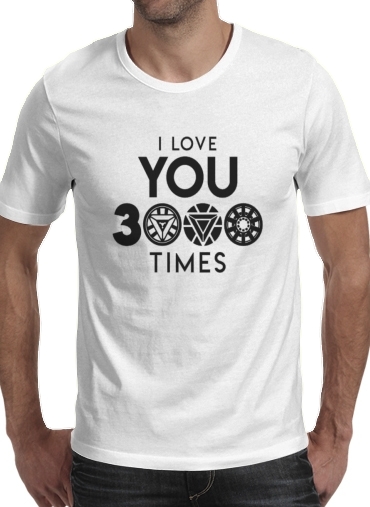  I Love You 3000 Iron Man Tribute para Camisetas hombre