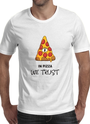  iN Pizza we Trust para Camisetas hombre