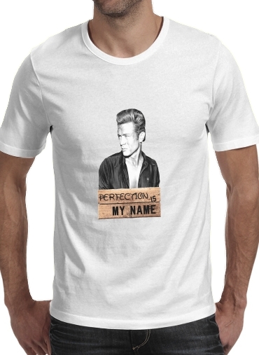  James Dean Perfection is my name para Camisetas hombre