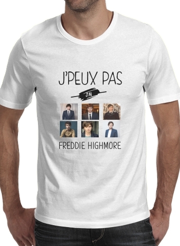  Je peux pas jai Freddie Highmore Collage photos para Camisetas hombre
