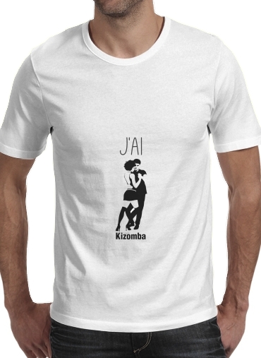 negro- Kizomba Danca para Camisetas hombre