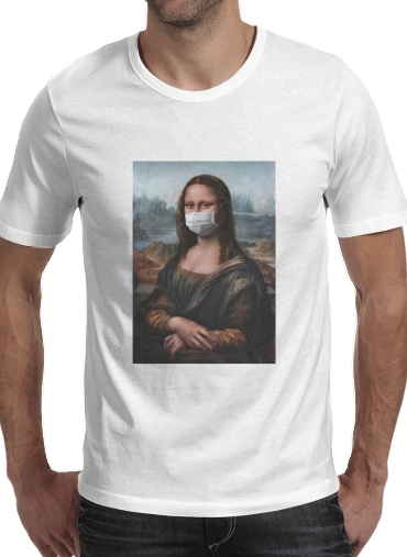  Joconde Mona Lisa Masque para Camisetas hombre