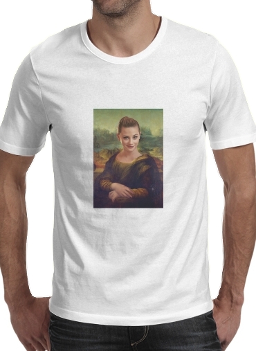  Lili Reinhart Mashup Mona Lisa Joconde para Camisetas hombre