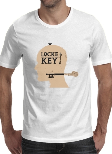  Locke Key Head Art para Camisetas hombre