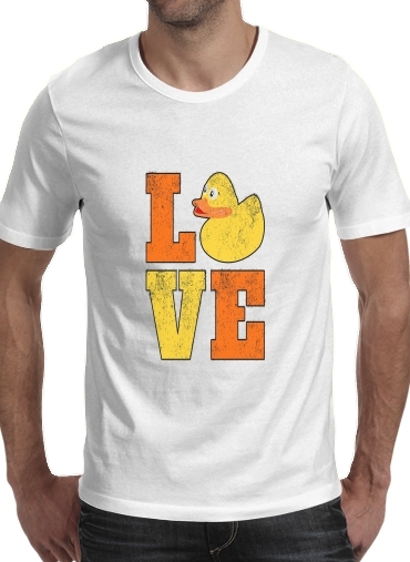 negro- Love Ducks para Camisetas hombre