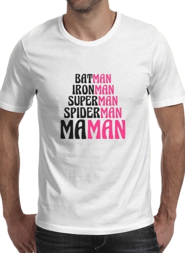 Maman Super heros para Camisetas hombre