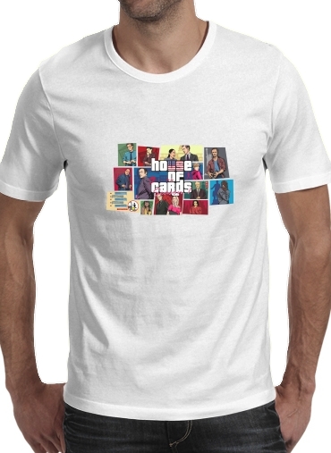  Mashup GTA and House of Cards para Camisetas hombre