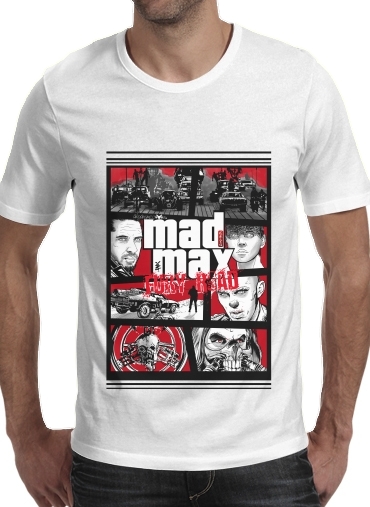  Mashup GTA Mad Max Fury Road para Camisetas hombre