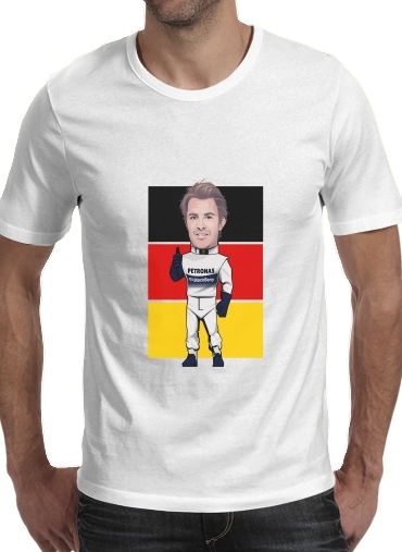  MiniRacers: Nico Rosberg - Mercedes Formula One Team para Camisetas hombre