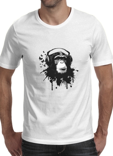  Monkey Business - White para Camisetas hombre