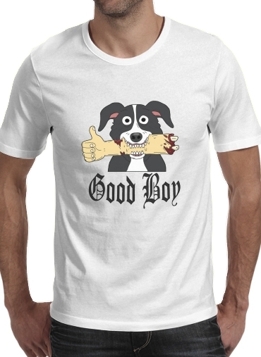 negro- mr pickles good boy para Camisetas hombre