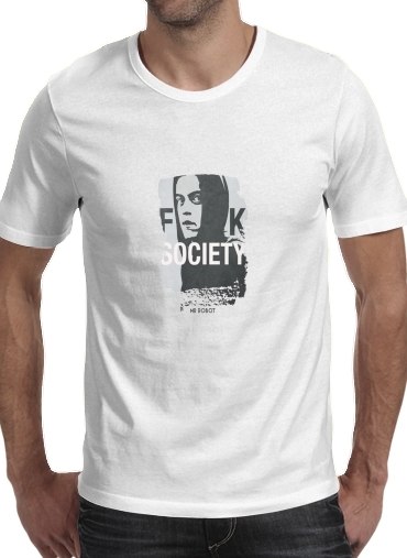  Mr Robot Fuck Society para Camisetas hombre