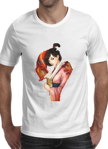  Mulan Warrior Princess para Camisetas hombre