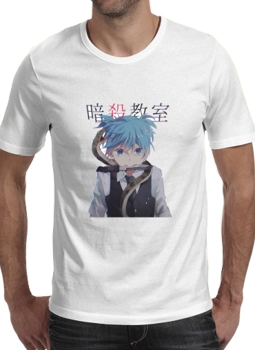 negro- Nagisa shiota fan art snake para Camisetas hombre