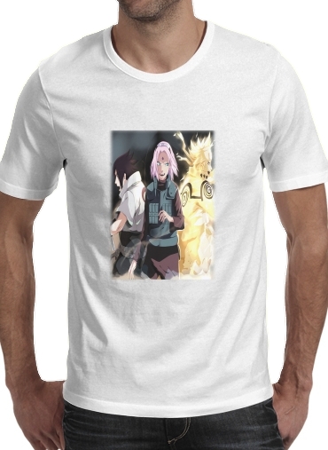  Naruto Sakura Sasuke Team7 para Camisetas hombre