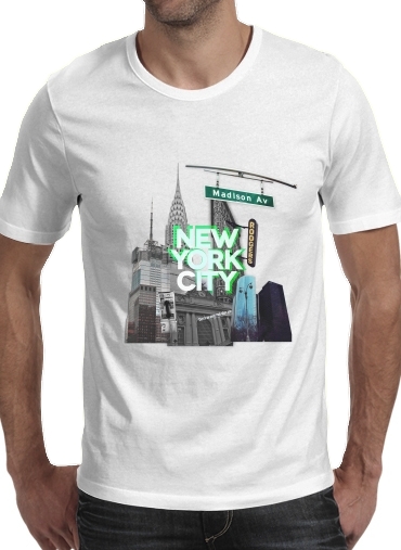  New York City II [green] para Camisetas hombre