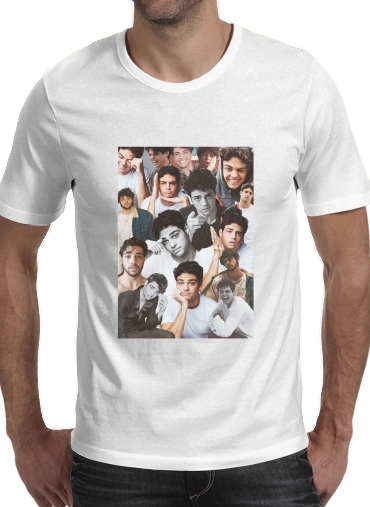 negro- Noah centineo collage para Camisetas hombre