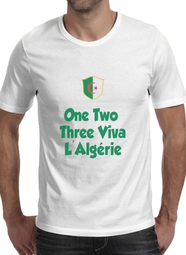 One Two Three Viva Algerie para Camisetas hombre