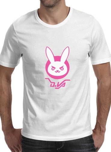  Overwatch D.Va Bunny Tribute para Camisetas hombre