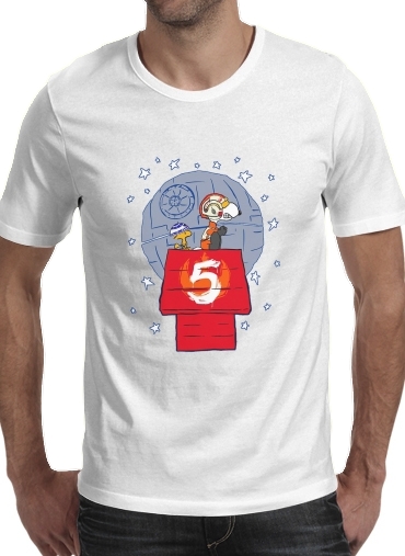  Peanut Snoopy x StarWars para Camisetas hombre