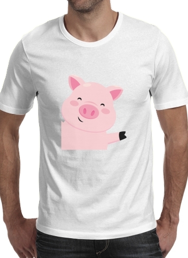  Pig Smiling para Camisetas hombre