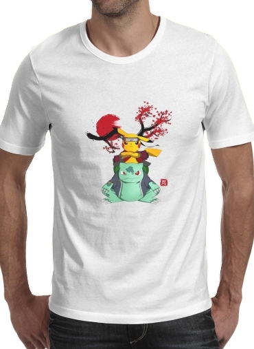  Pikachu Bulbasaur Naruto para Camisetas hombre