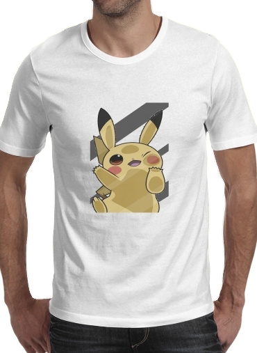 negro- Pikachu Lockscreen para Camisetas hombre
