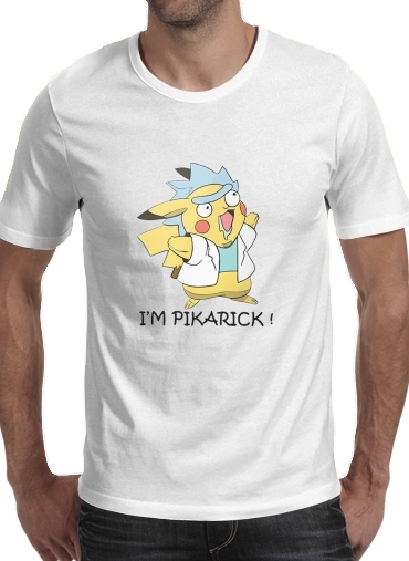  Pikarick - Rick Sanchez And Pikachu  para Camisetas hombre