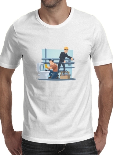 Plumbers with work tools para Camisetas hombre