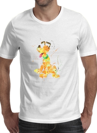  Pluto watercolor art para Camisetas hombre