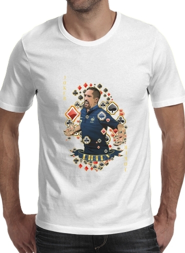  Poker: Franck Ribery as The Joker para Camisetas hombre